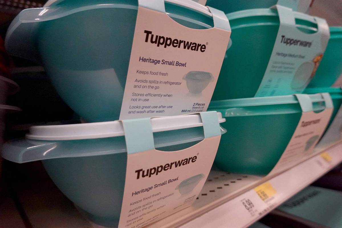 Em crise, Tupperware admite que pode falir