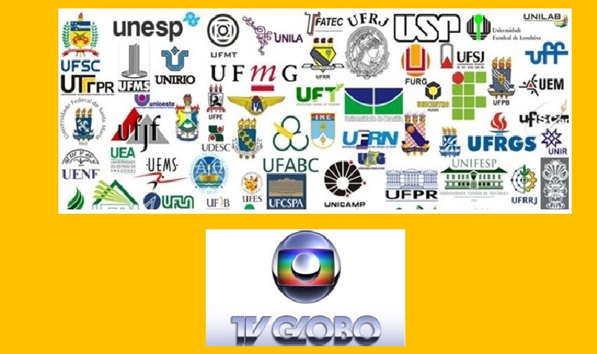 TV Globo: umas das responsáveis pela precarização das universidades