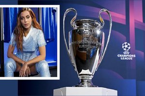 Anitta na Champions League(Reprodução)