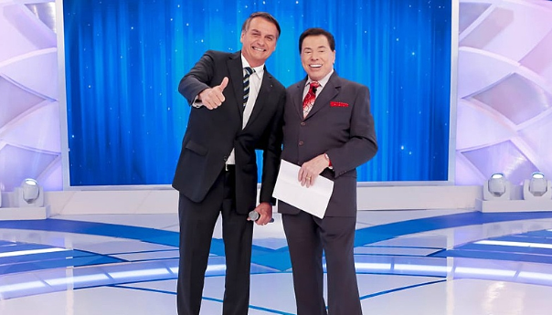 Bolsonaro e Silvio Santos