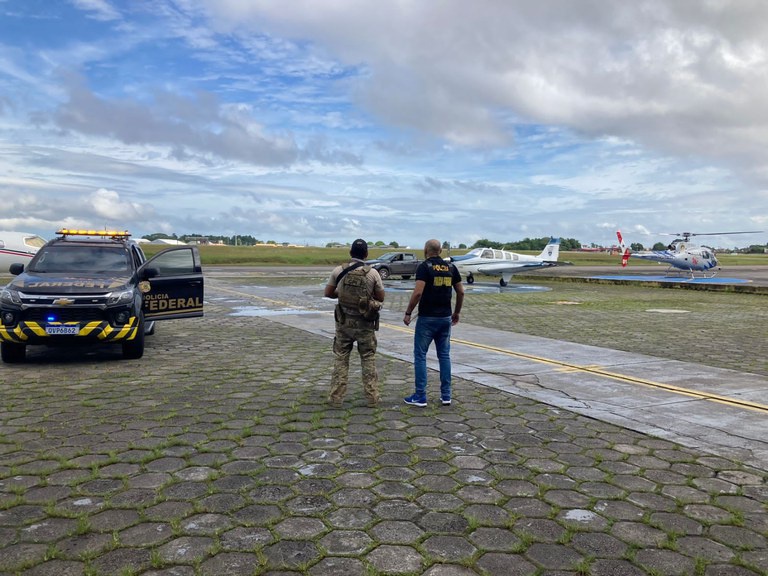 Flagrante realizado no Aeroporto Internacional de Belém pela PM