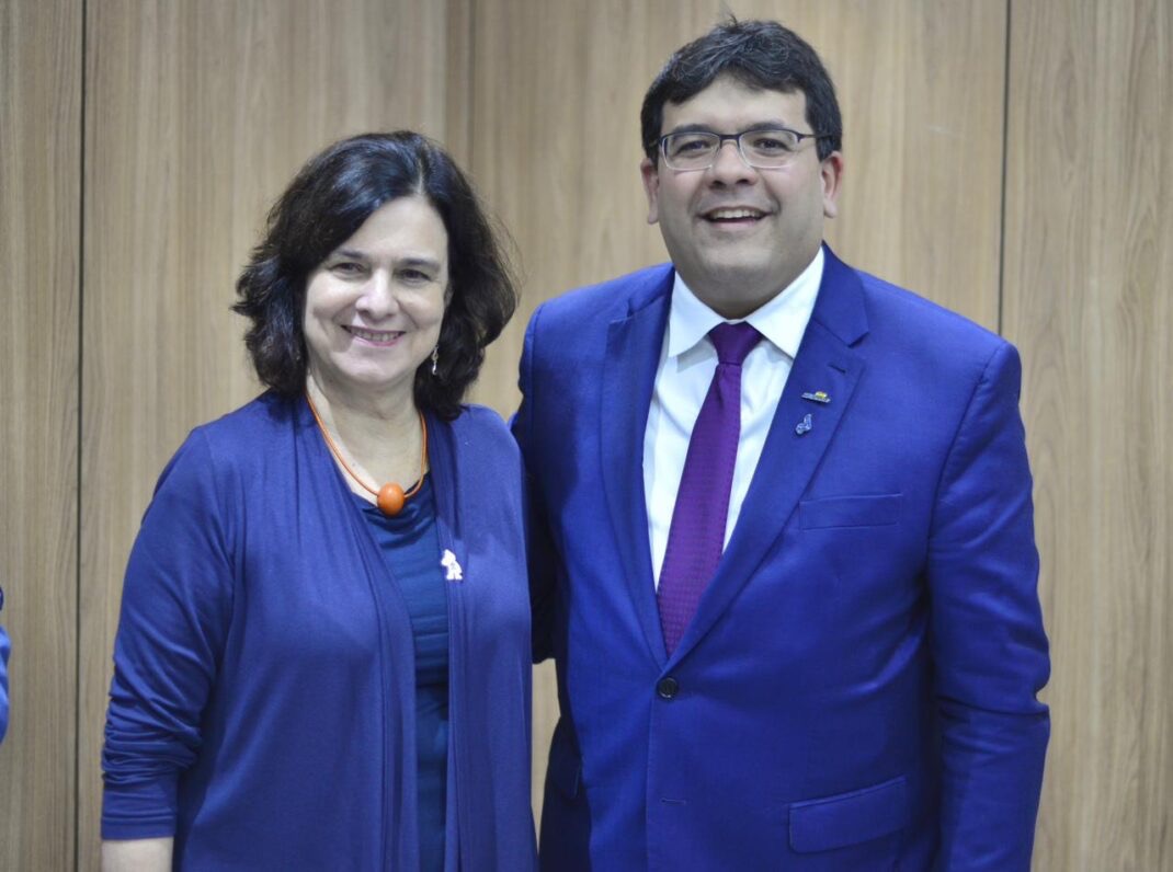 Governador Rafael Fonteles com a ministra da Saúde, Nísia Trindade