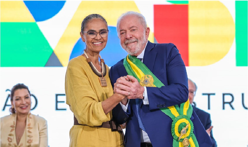 Lula e Marina Silva