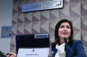 Ministra Simone Tebet(Reprodução)