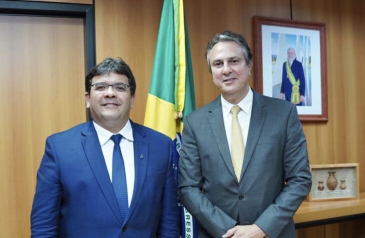 Ministro Camilo Santana e o governador Rafael Fonteles