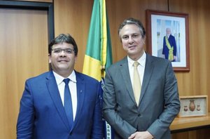 Ministro Camilo Santana e o governador Rafael Fonteles(Reprodução/ccom)