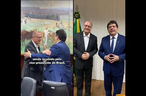 Rafael e Geraldo Alckmin(Twitter)