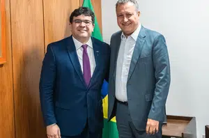 Rafael Fonteles com o ministro Rui Costa, da Casa Civil(Wagner Lopes)