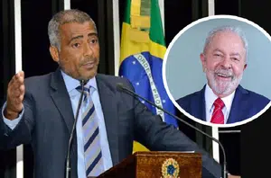 Romário tenta aproximação com o governo Lula(Montagem Pensar Piauí)
