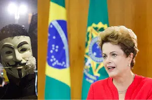 Dilma e as manifestações de 2013(Montagem pensarpiaui)