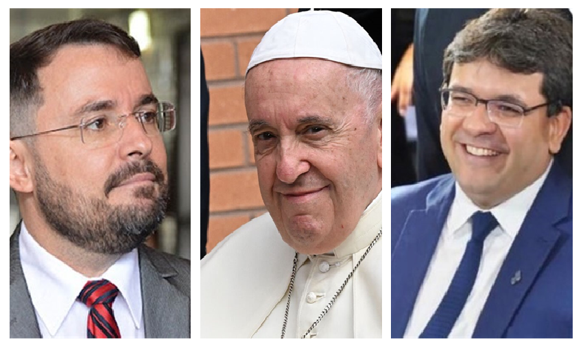 Rafael Fonteles, Fábio Novo e o Papa Francisco