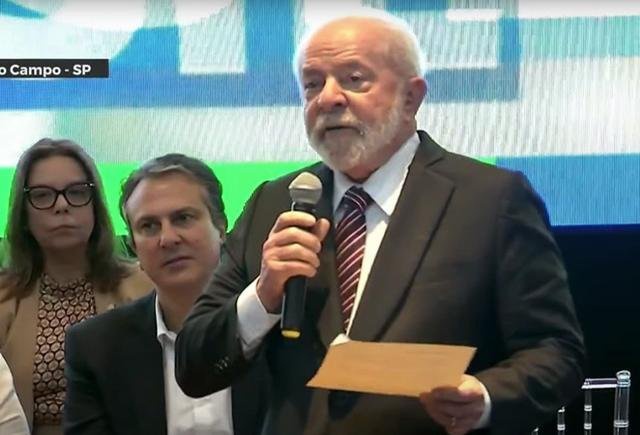 Lula em evento na UFABC