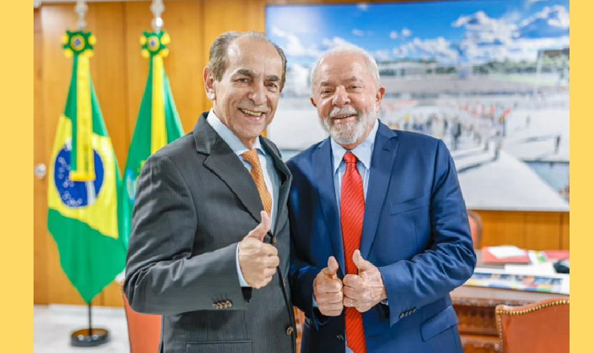 Lula recebe Marcelo Castro no Planalto