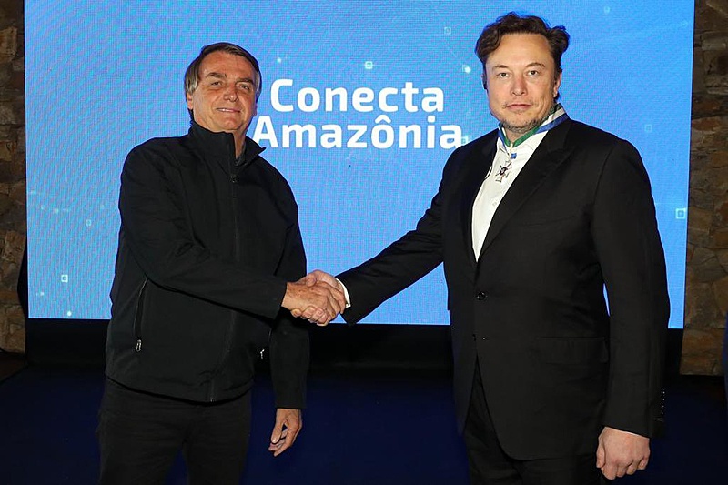 Musk veio ao Brasil e se encontrou com Bolsonaro em maio de 2022