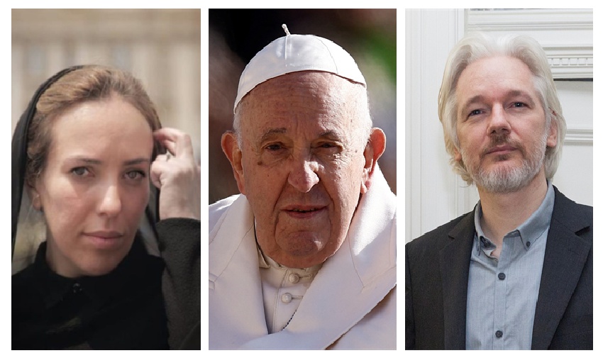 Stella Assange. Papa Francisco, Julian Assange