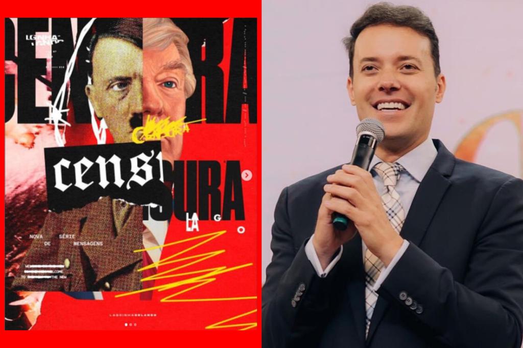 André Valadão usou imagem de Hitler para promover culto evangélico