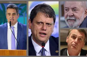 Ciro, Tarcísio, Lula e Bolsonaro(Montagem pensarpiaui)