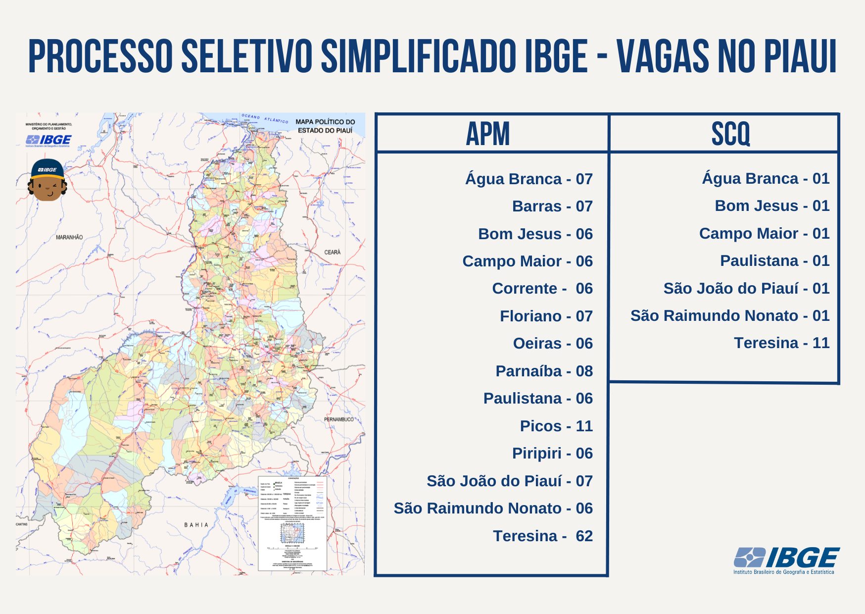 Seletivo do IBGE: inscrições terminam hoje