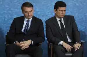 Jair Bolsonaro e Sergio Moro(Jorge Wiliam / Agência O Globo)