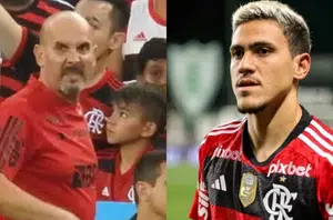 Preparador físico do Flamengo dá soco em Pedro(Reprodução)