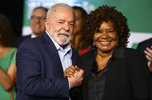 Presidente Lula e a ministra Margareth Menezes(Reprodução)