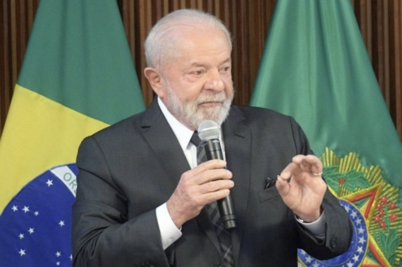 Presidente Lula na cerimônia de sanção do novo Minha Casa, Minha Vida (MCMV) nesta quinta-feira (13)