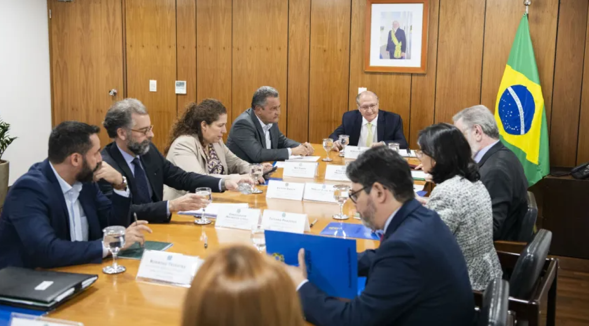 Reunião preparatória para acordo Mercosul-UE, na Casa Civil, com alto escalão da Esplanada