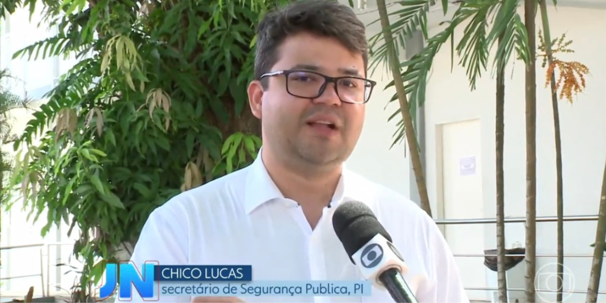 Secretário Chico Lucas no Jornal Nacional