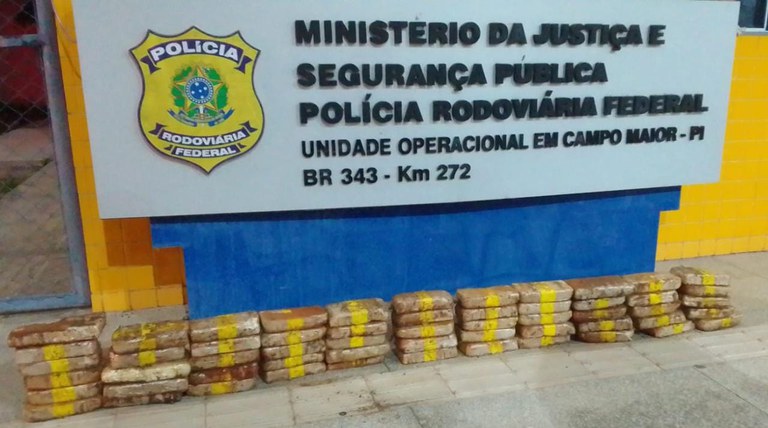 PRF aprende cocaína avaliada em R$ 6,8 milhões no Piauí