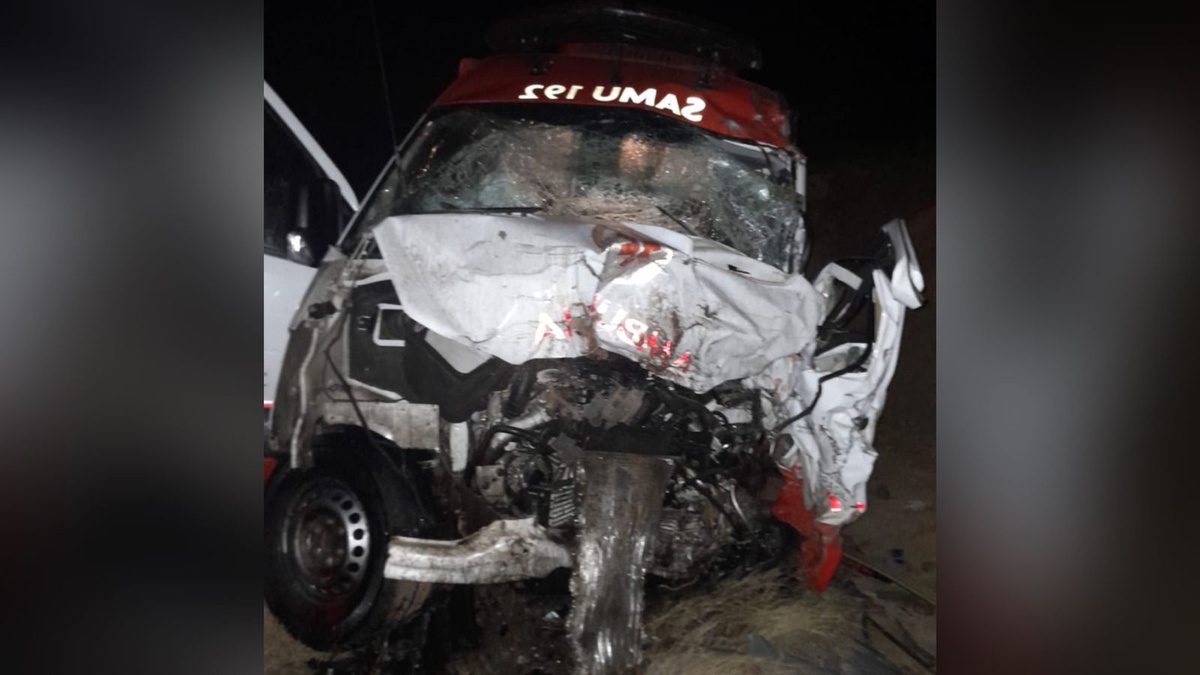 Equipe do SAMU se envolve em grave acidente no Piauí