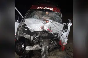 Equipe do SAMU se envolve em grave acidente no Piauí(Reprodução/Clubenews)