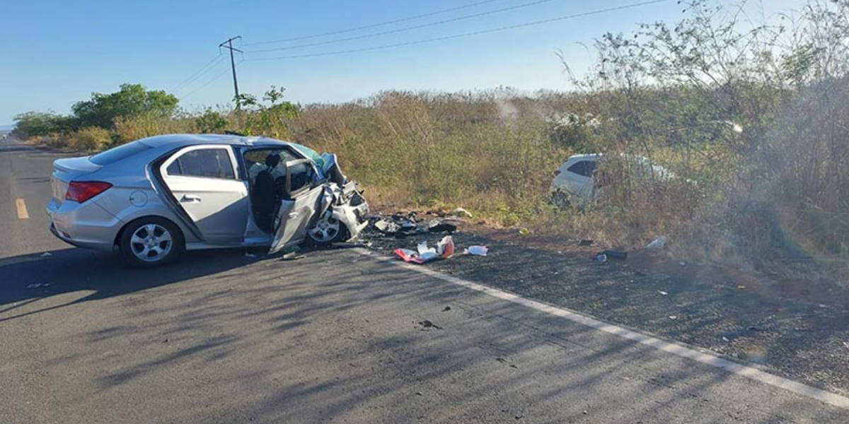 Grave acidente mata pai e filha e deixa quatro feridos na BR-316