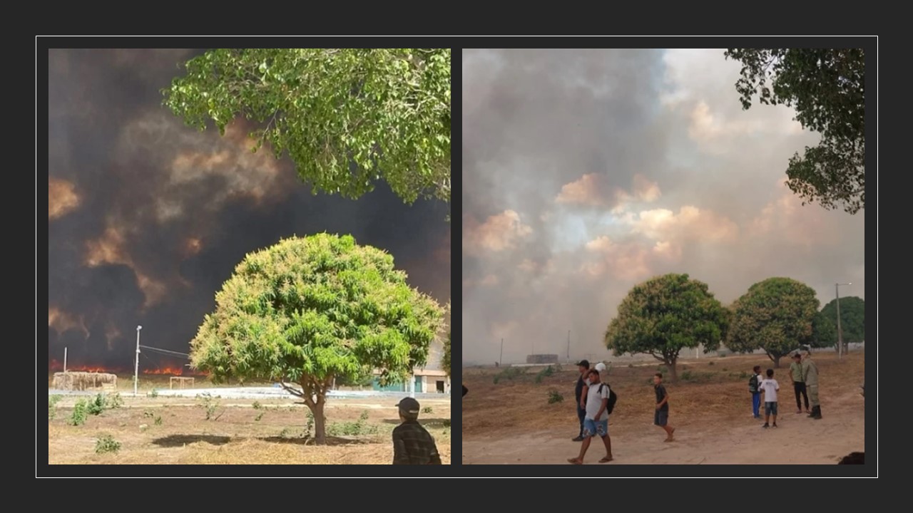 Incêndio em Canto do Buriti ameaça Parque da Serra das Confusões