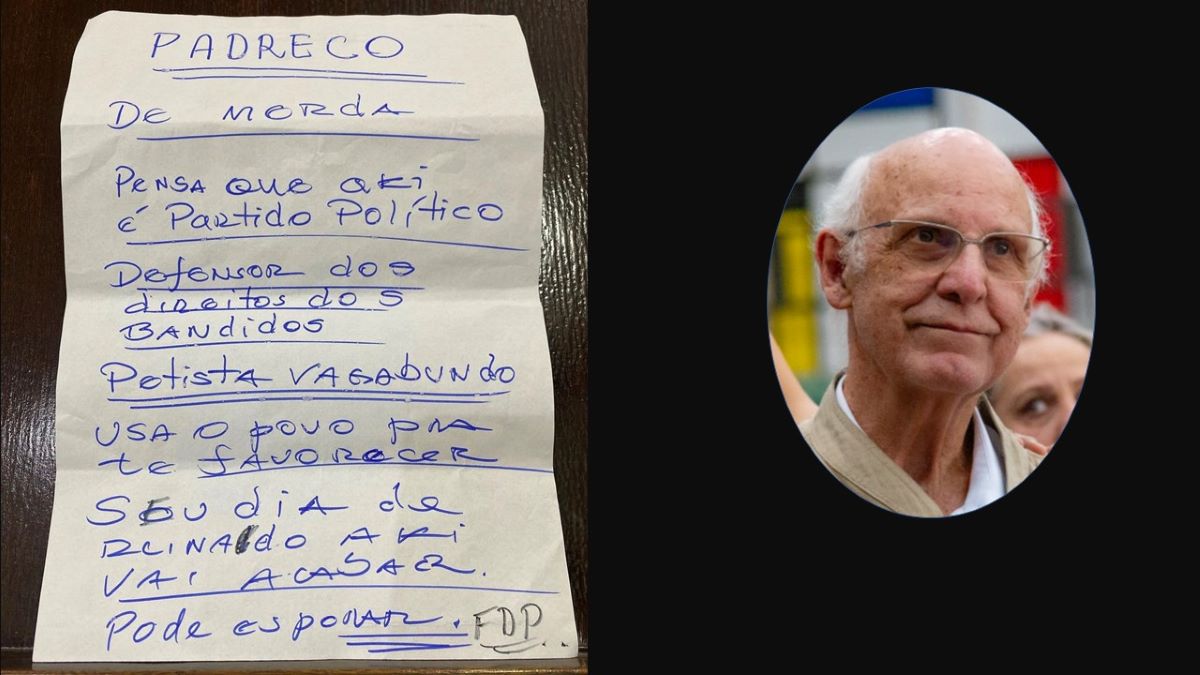 Padre Júlio Lancelotti recebe ameaça de morte: “Seu reinado vai acabar”