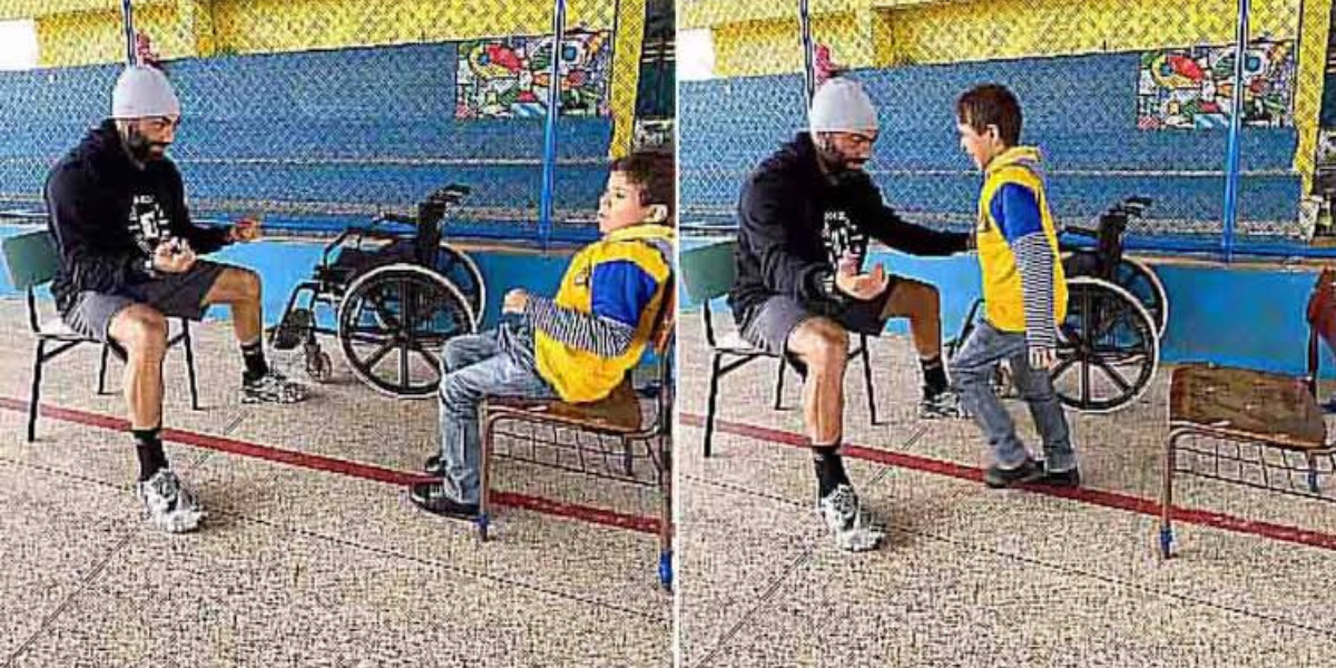 Vídeo: Professor cria rotina de exercícios e ajuda aluno com paralisia cerebral a andar