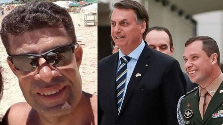 Sargento Reis, Jair Bolsonaro e o tenente-coronel Mauro Cid