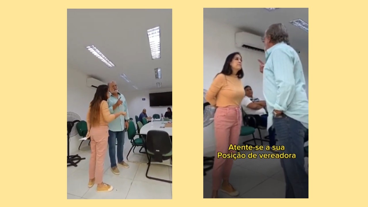 Todo 'macho' prefeito diz à vereadora: "sente ali e se comporte"