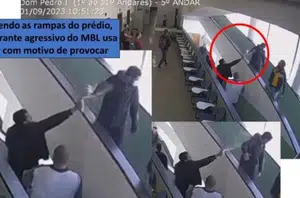 Integrante do MBL ataca estudante com spray de pimenta(Reprodução)