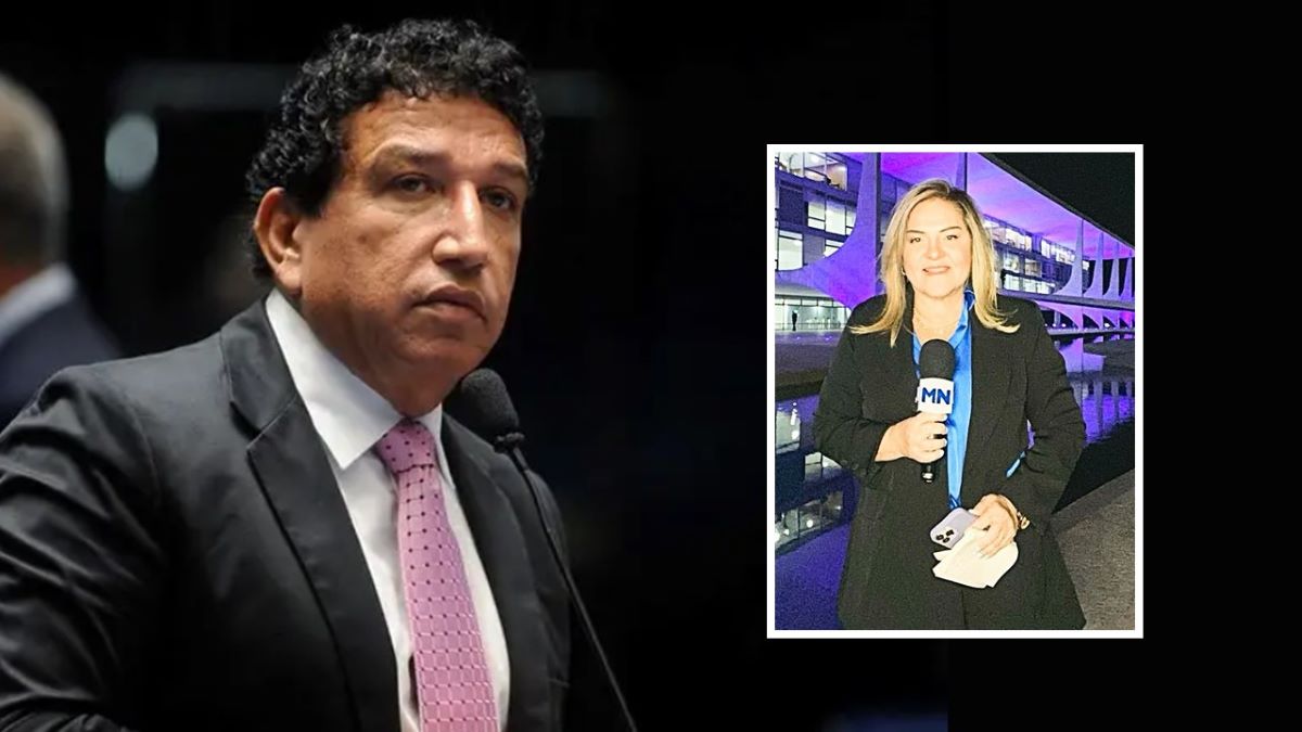 Cinthia Lages faz pergunta a Magno Malta e ele fica exaltado