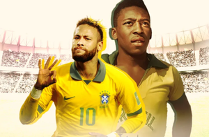 Neymar e Pelé(Infoesporte)