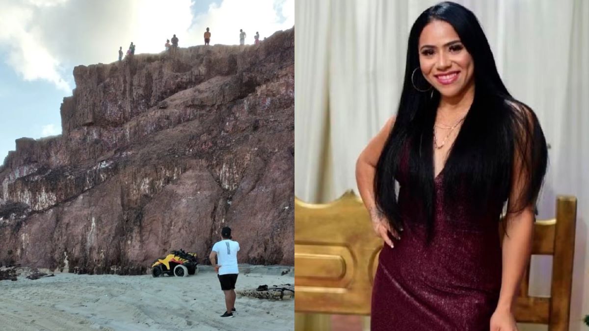 Turista morre após cair de falésia num quadriciclo na praia de Pipa/RN