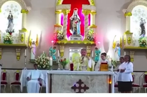 Cerimônia ocorreu na Igreja Nossa Senhora de Santana, em Boquim (SE)(Reprodução)