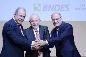 Lula, Geraldo Alckmin e Aloizio Mercadante(ABR)