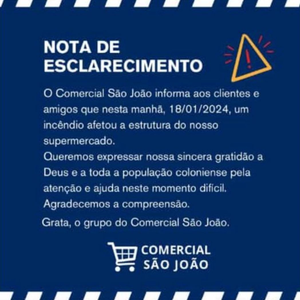Nota do Comercial São João
