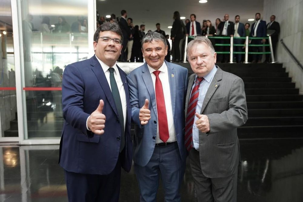 Rafael Fonteles, Wellington Dias e Merlong Solano