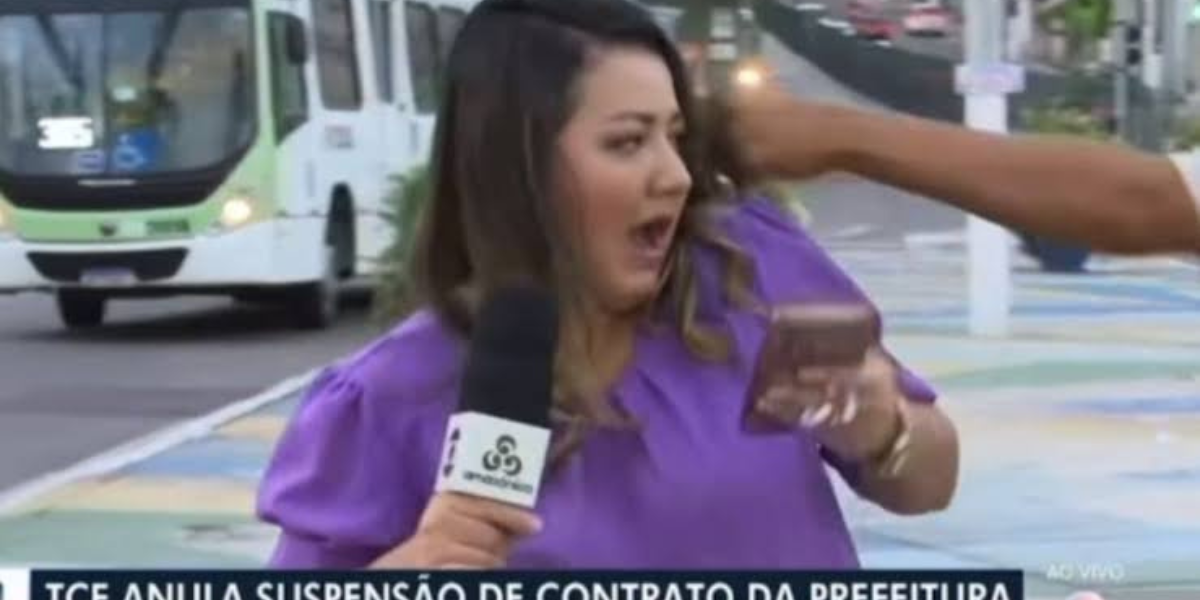 Vídeo: repórter da Globo leva soco de homem ao vivo