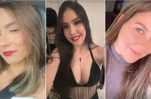 Vitória Cesário, Letícia Hellen e Lowrrana Bessa morreram após o carro em que estavam capotar no interior do Ceará.(Reprodução/DCM)