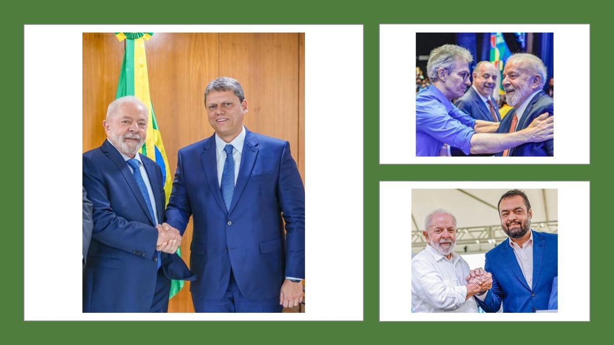 Lula e governadores da oposição
