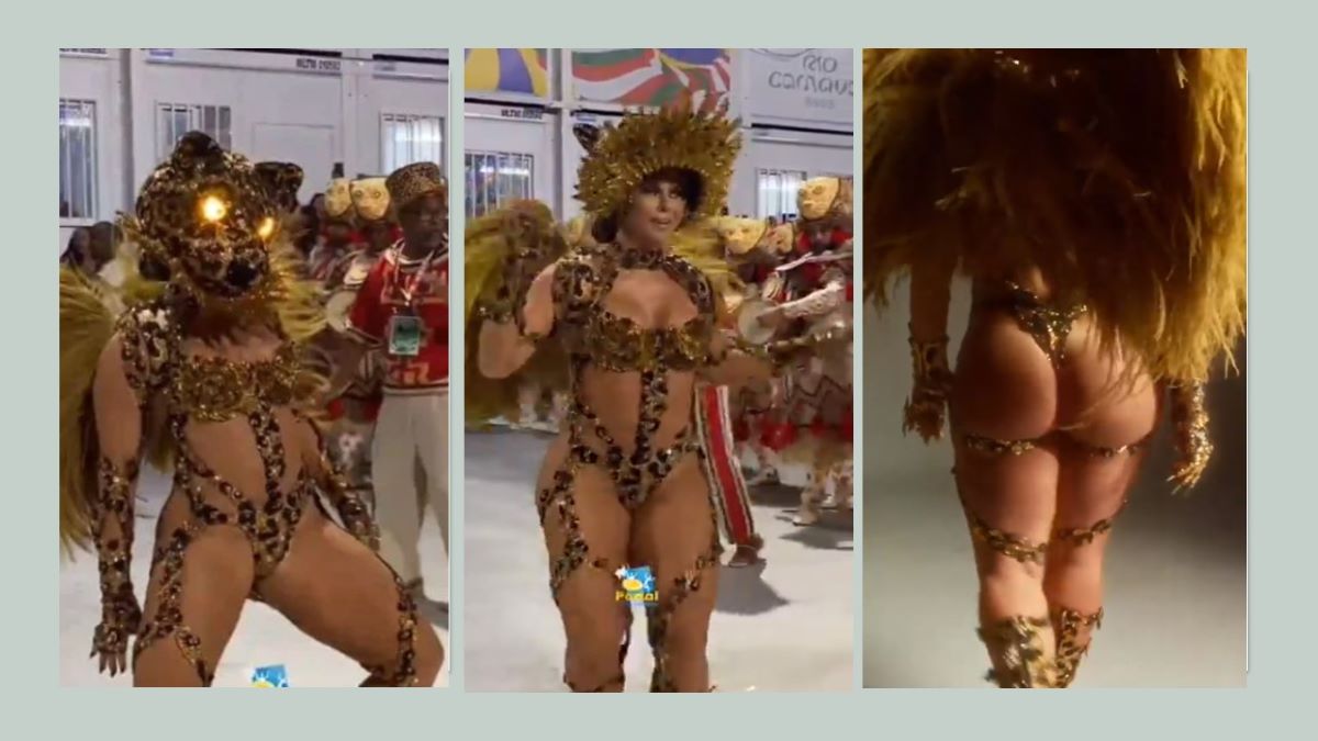 Paolla Oliveira rouba o show na Sapucaí e mostra quem está no controle