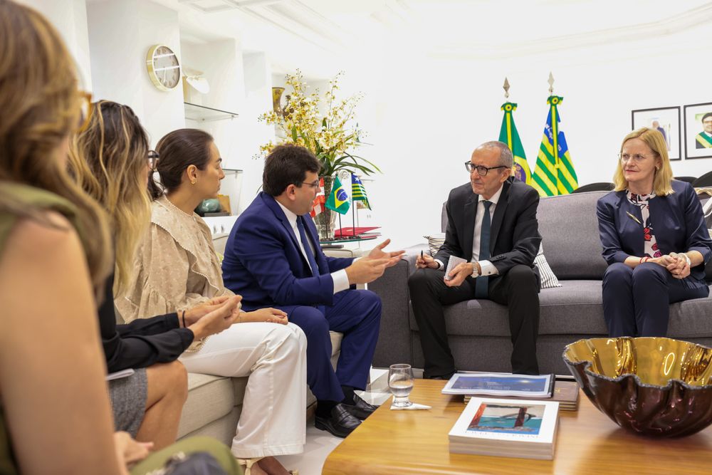 Rafael recebe embaixador da Áustria e apresenta avanços na energia limpa e turismo